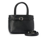 Black leather Mila Handbag