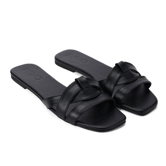 Black Dune slipper - PAVO Egypt