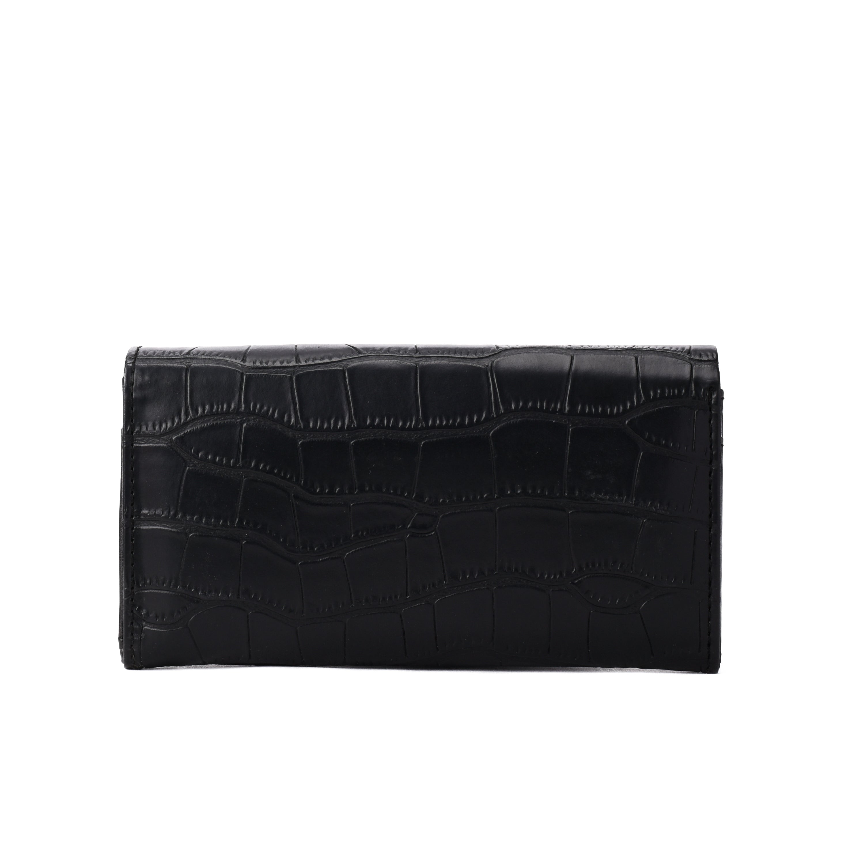 Black Crocodile Vintage Wallet - PAVO Egypt