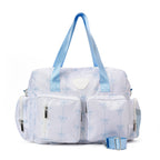 Baby Blue Bow Diaper Bag