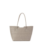 Grey Velvet ToteHandbag