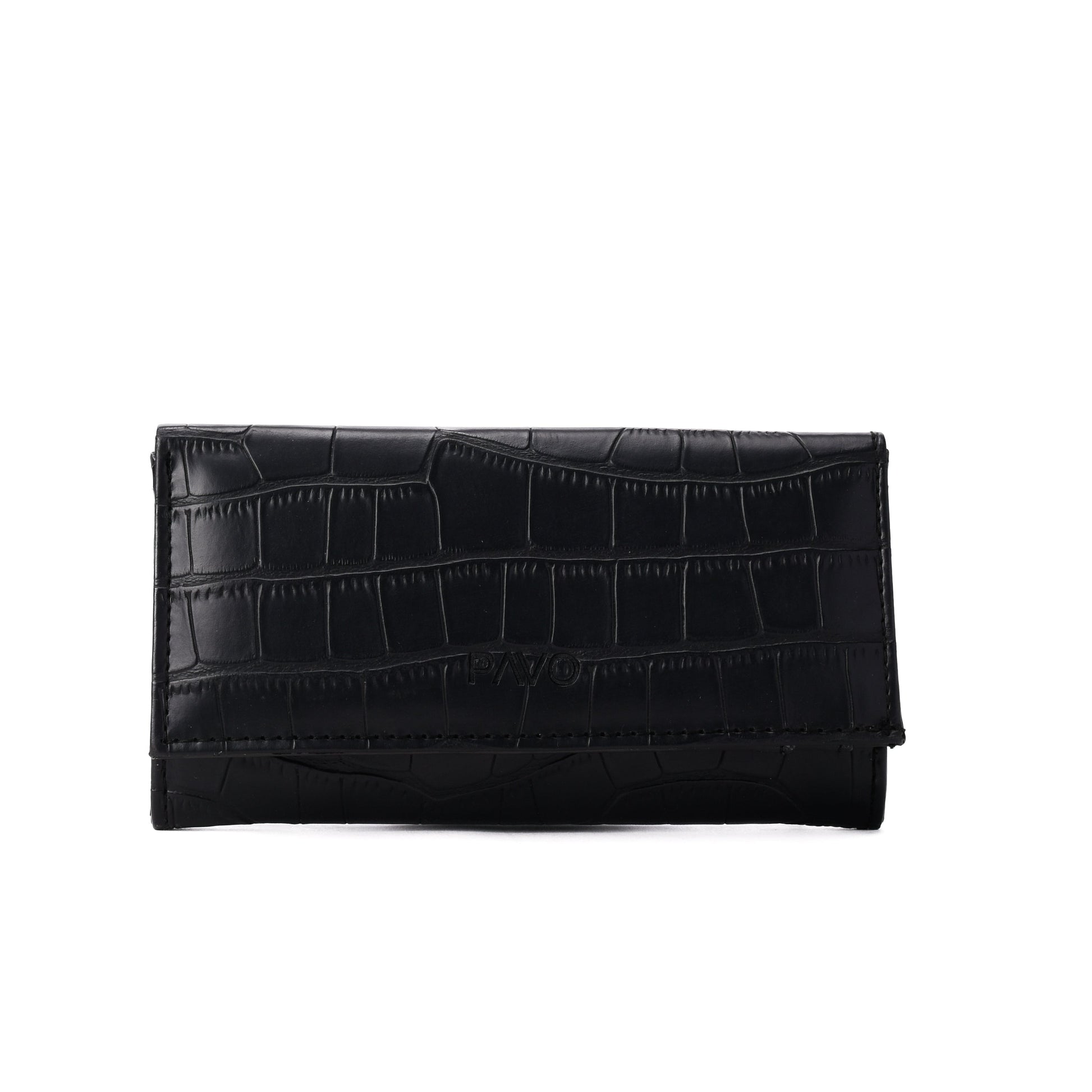 🎁 Black Crocodile Vintage Wallet (100% off) PAVO Egypt