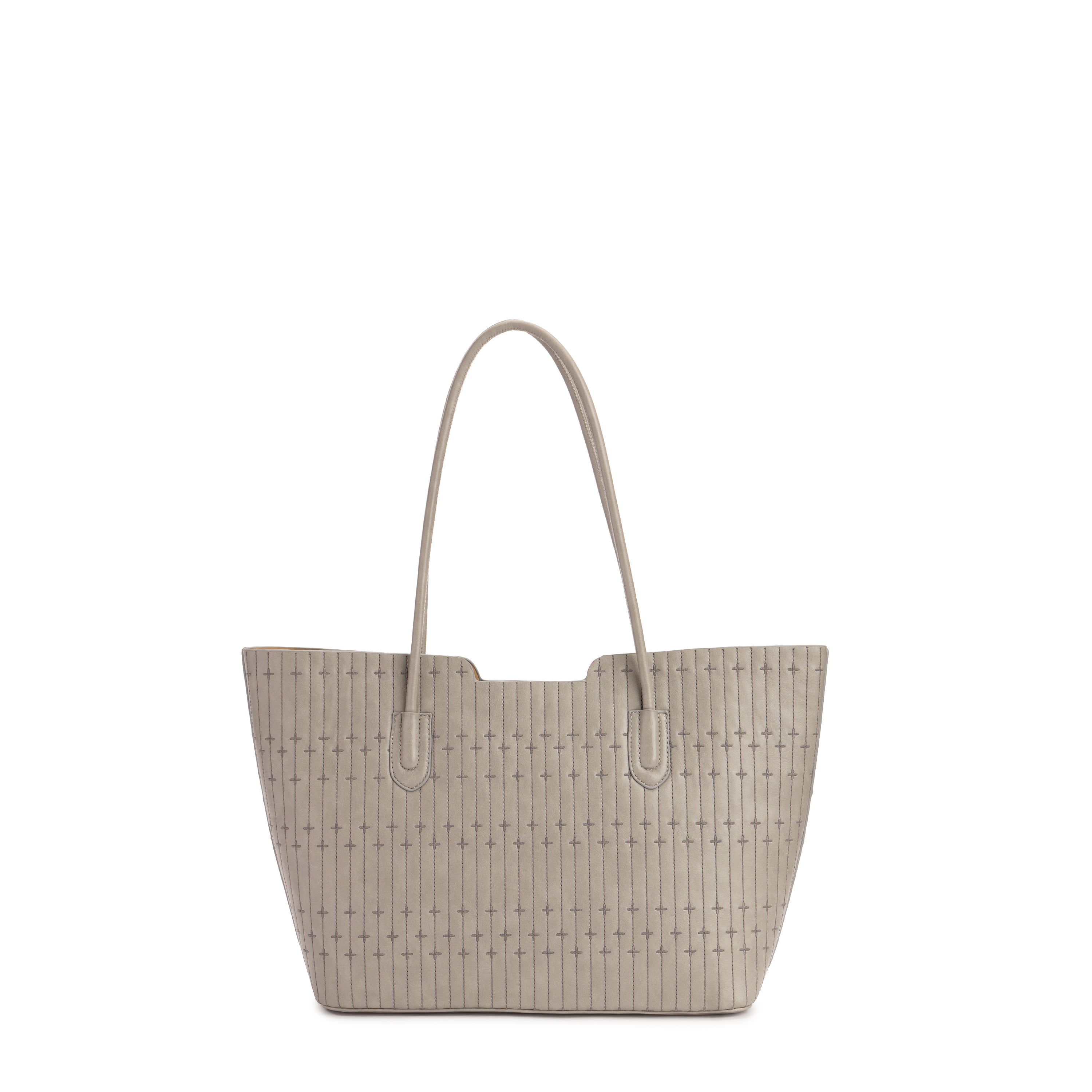 Grey Velvet ToteHandbag