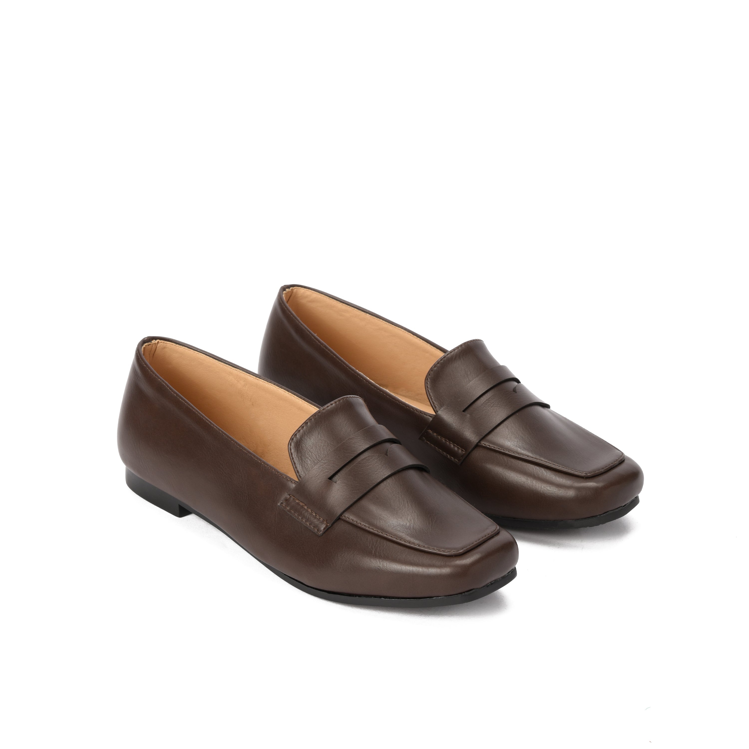Brown Leather loafer