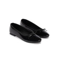 Black Metallic Ballerina