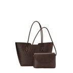 Brown Velvet ToteHandbag