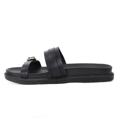 Black Lenny slipper