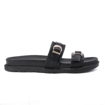 Black Lenny slipper