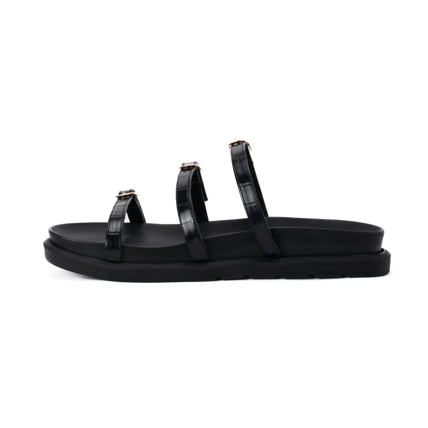 Black Vola Slippers