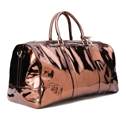 Duffle Bag Metallic Brown