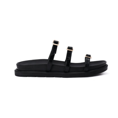 Black Vola Slippers