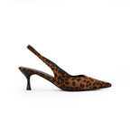 Black Leopard heels