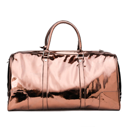 Duffle Bag Metallic Brown