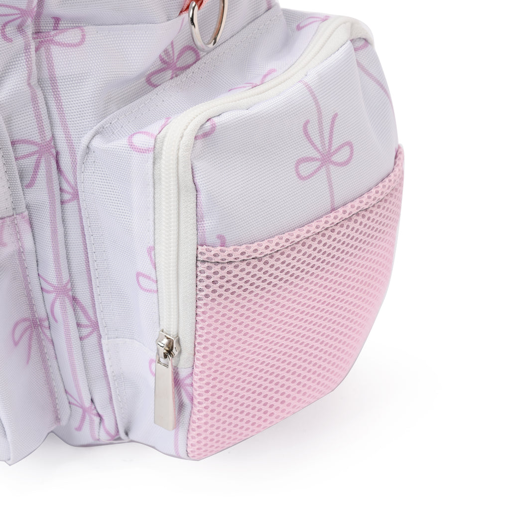 Rose Bow Diaper Bag