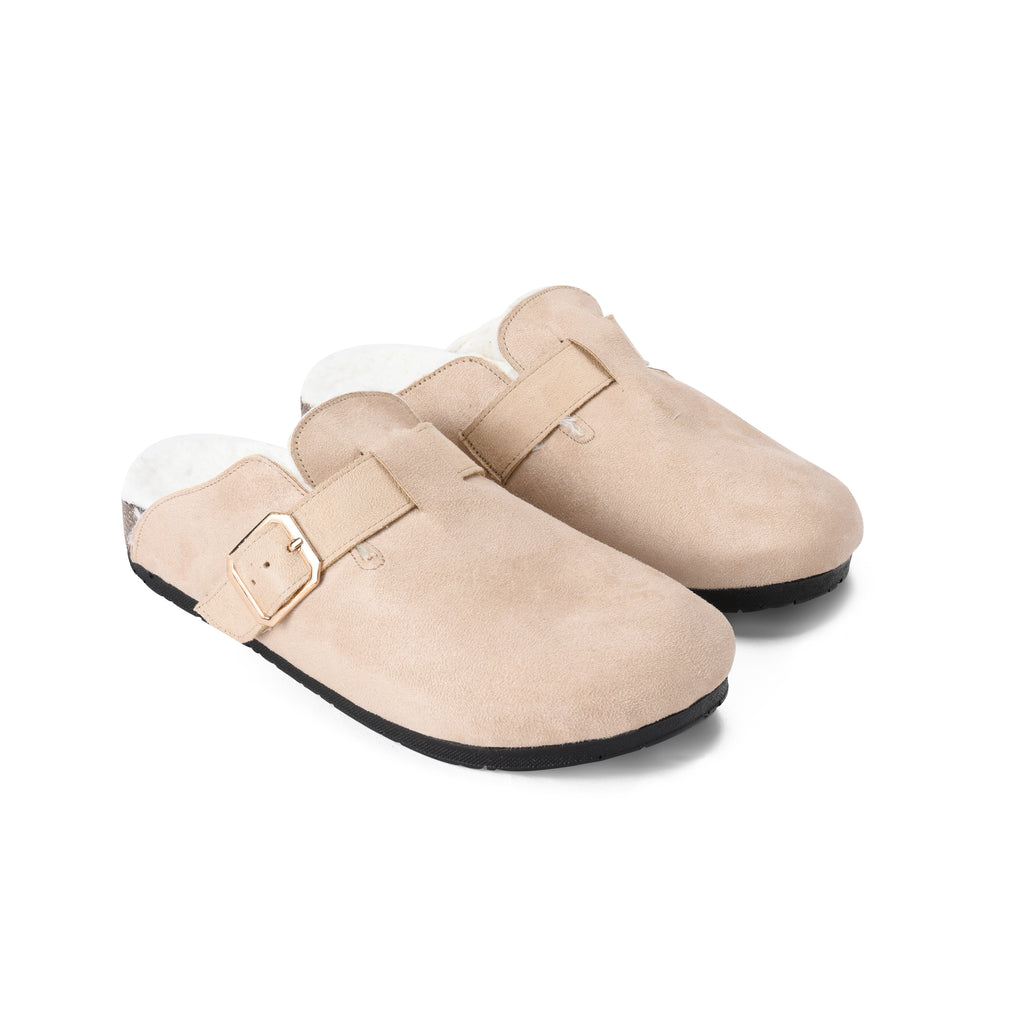 Mule Fur Beige - PAVO Egypt