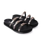 Bronze Vola Slippers - PAVO Egypt