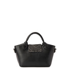 Black Geometric Mini Handbag