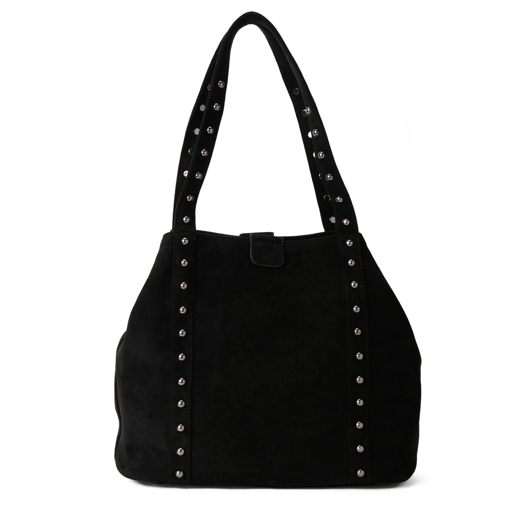 Black Stud Handbag