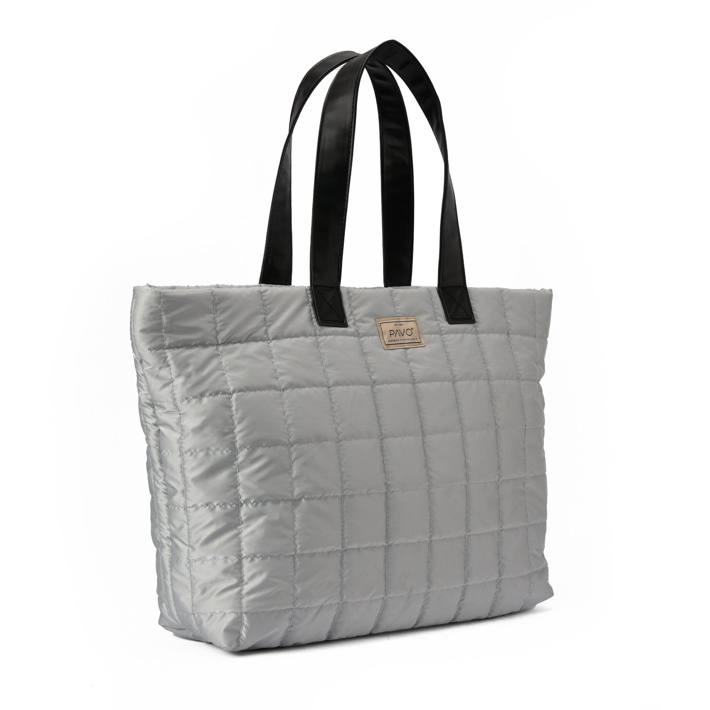 Large Grey Tote Bag Handbag