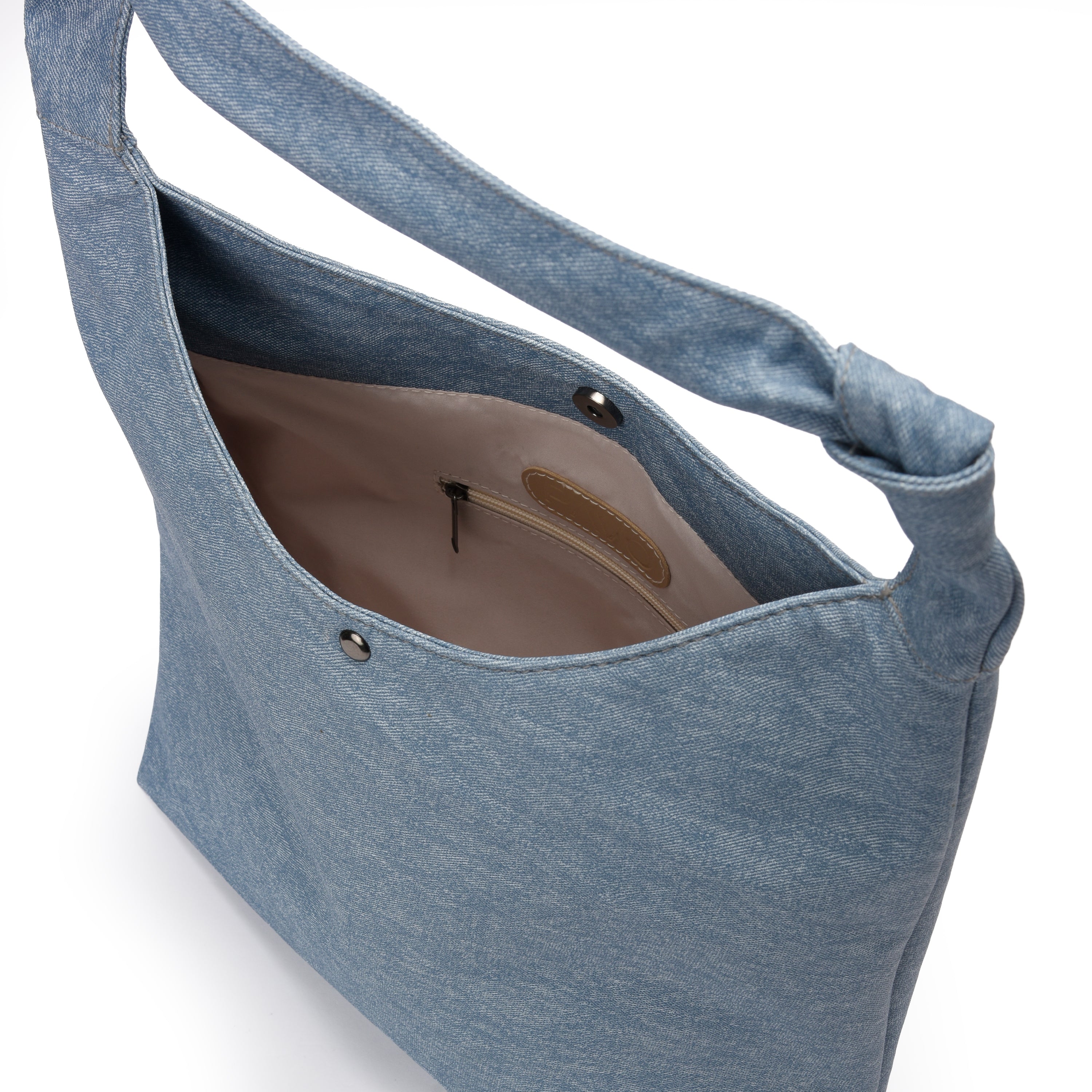 Blue Denim Handbag