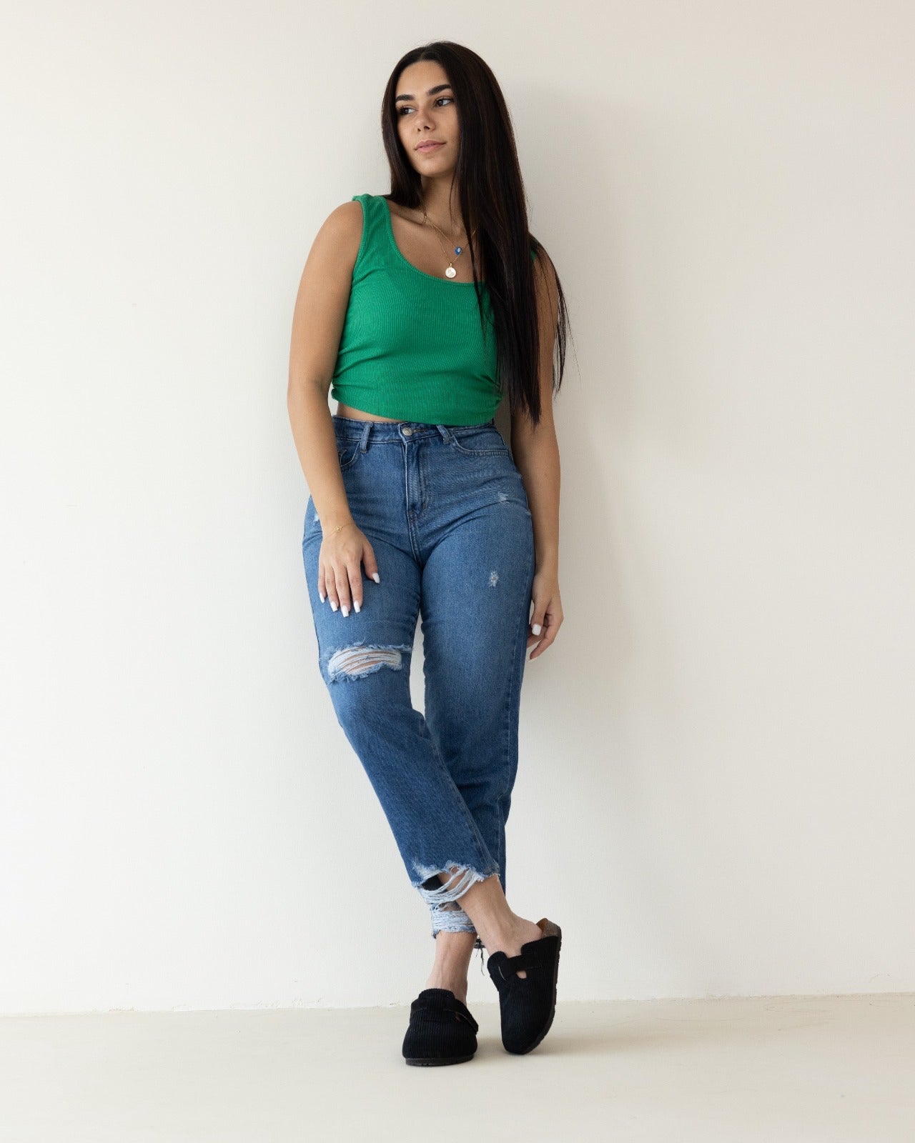 Blue Boyfriend Ripped jeans PAVO Egypt