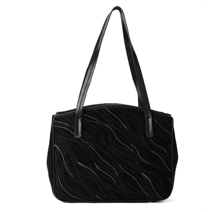 Black Waves Handbag