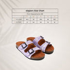 Slippers floral Lilac - PAVO Egypt