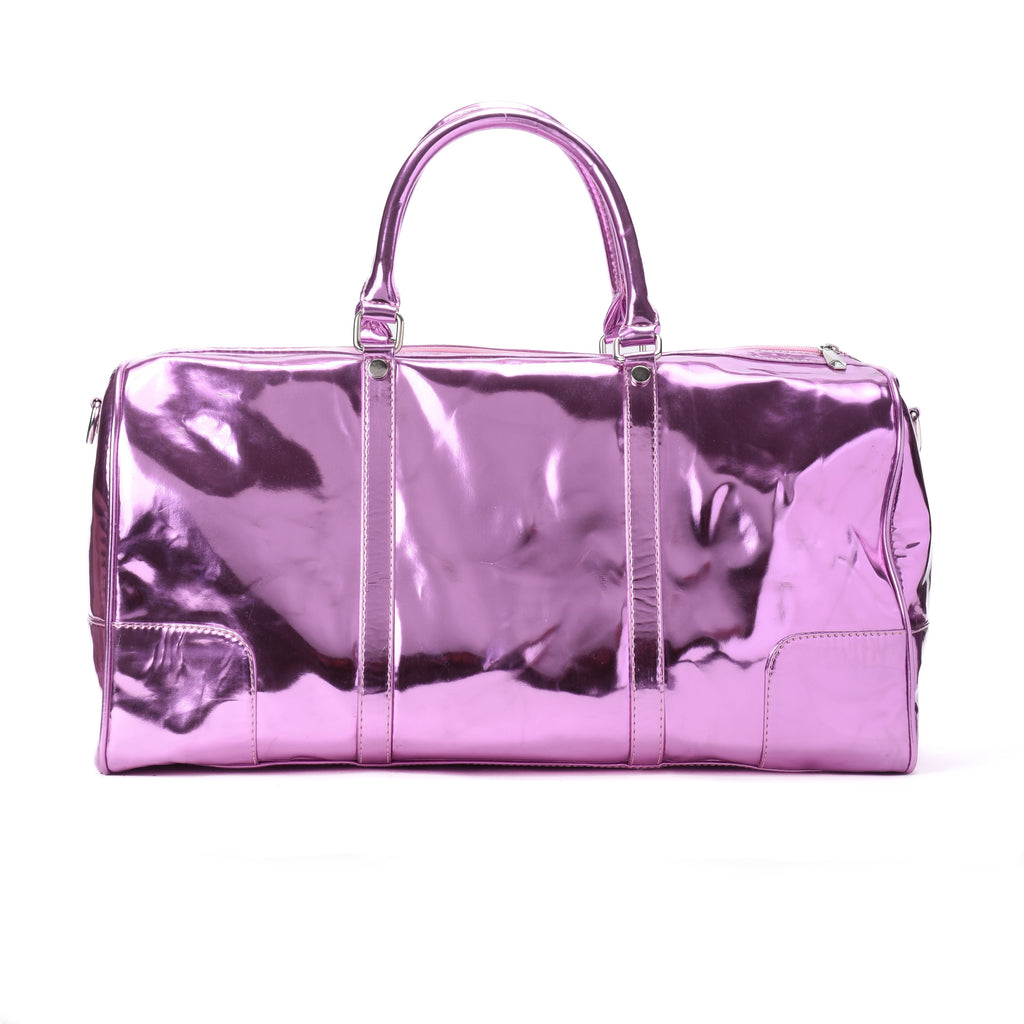 Duffle Bag Metallic Pink pavoegypt