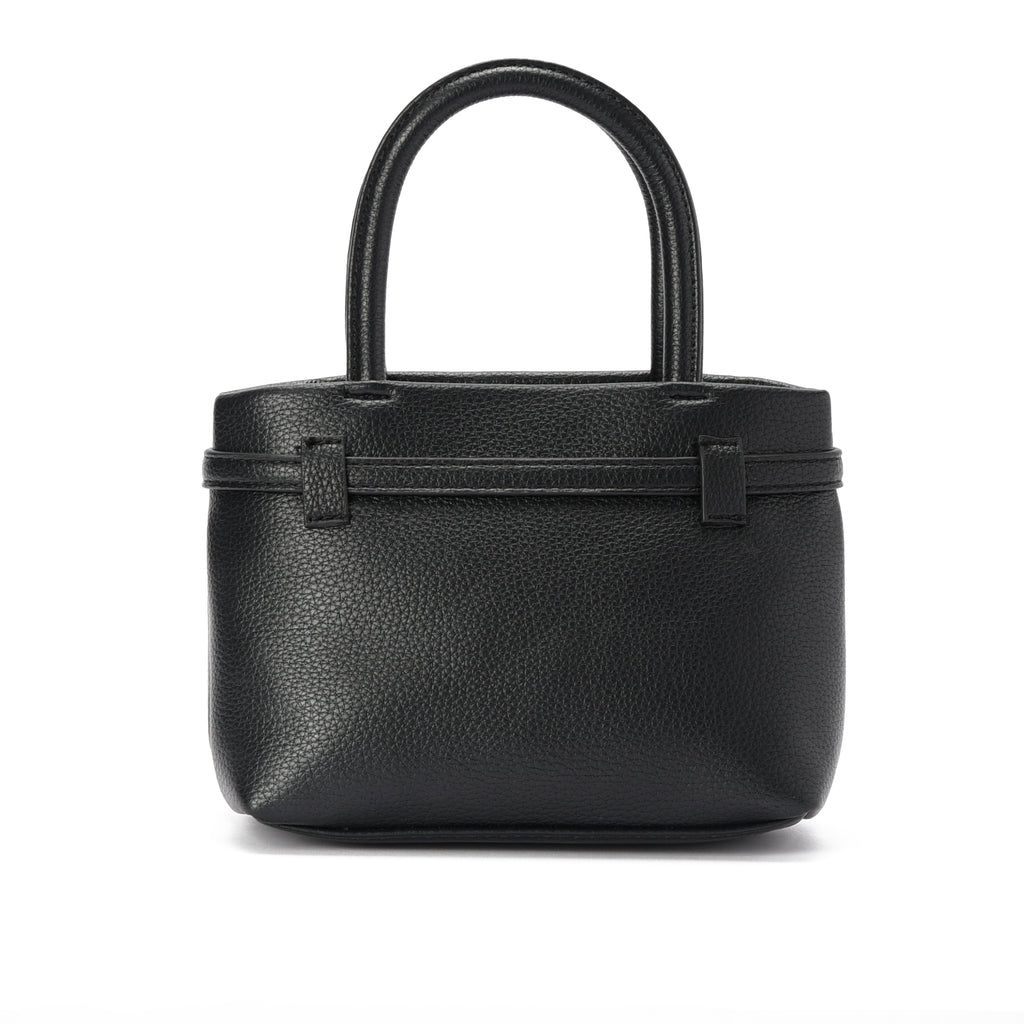 Black leather Mila Handbag