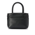 Black leather Mila Handbag