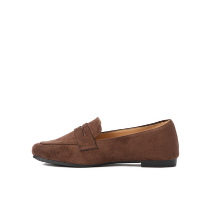Brown Suede loafer