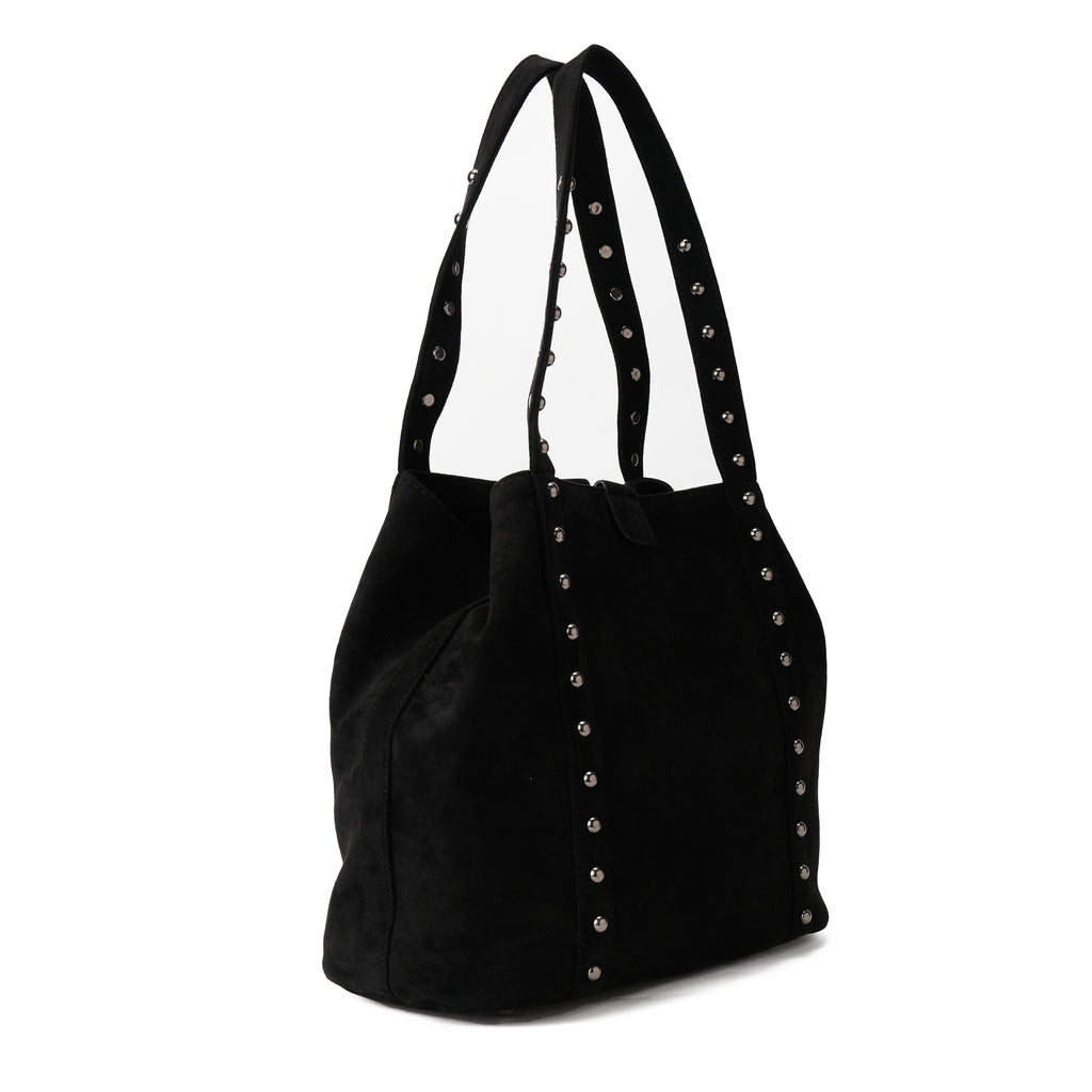 Black Stud Handbag