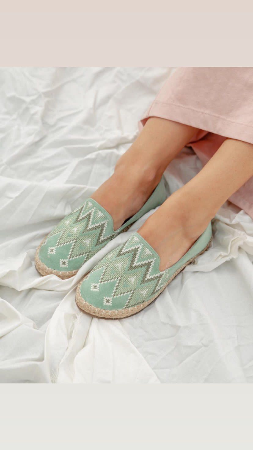 Espadrilles Wander Pistachio Bypavo