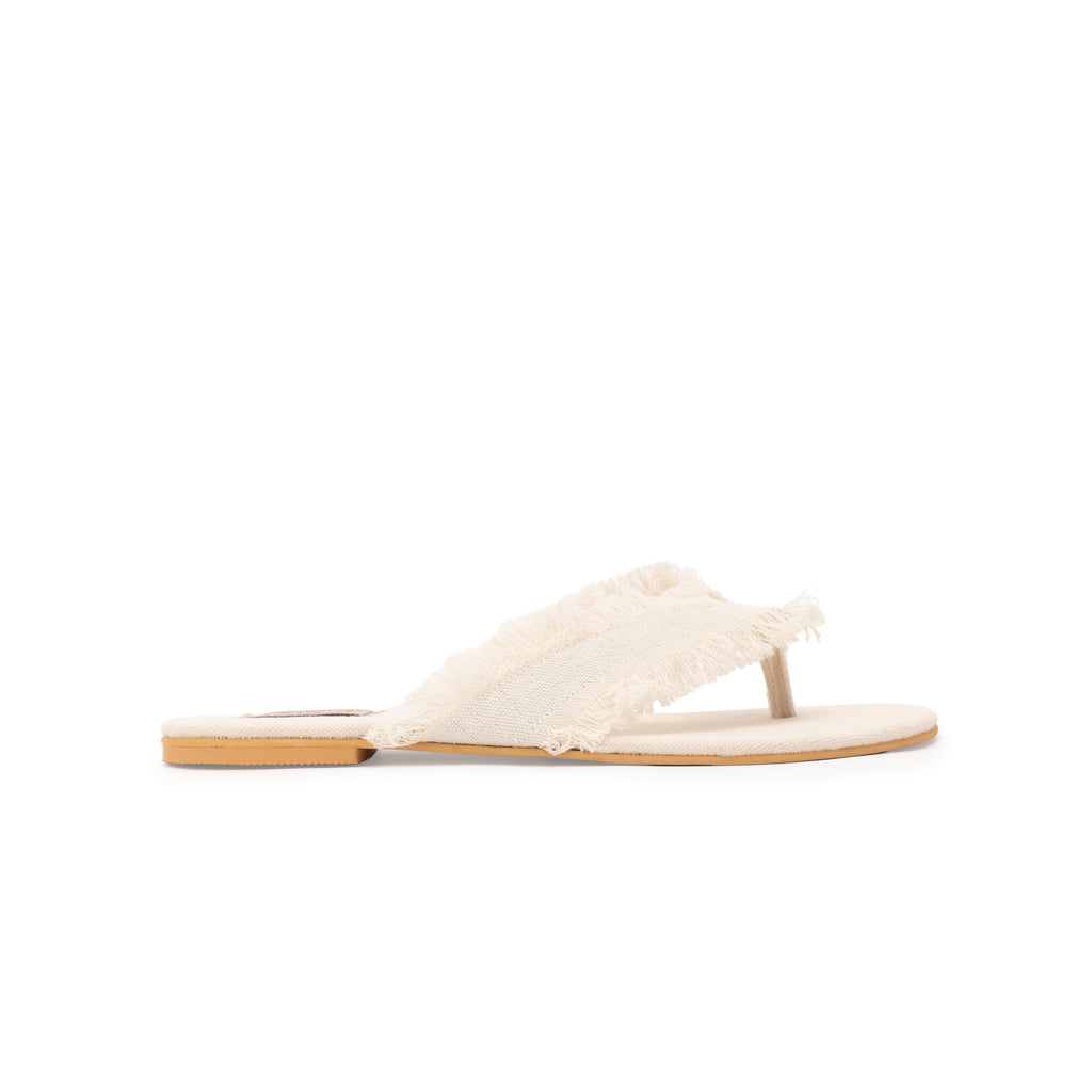 Off White Shore Slippers