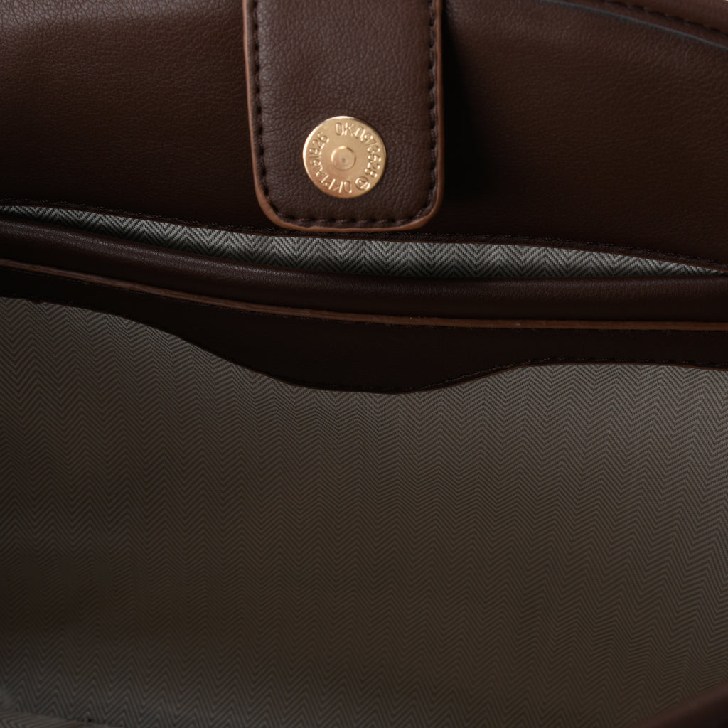 Brown Waves Handbag