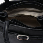 Black leather Mila Handbag