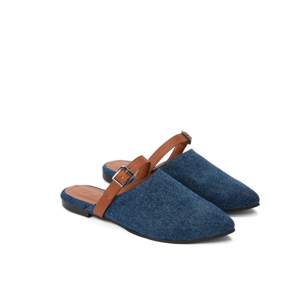Denim Mule