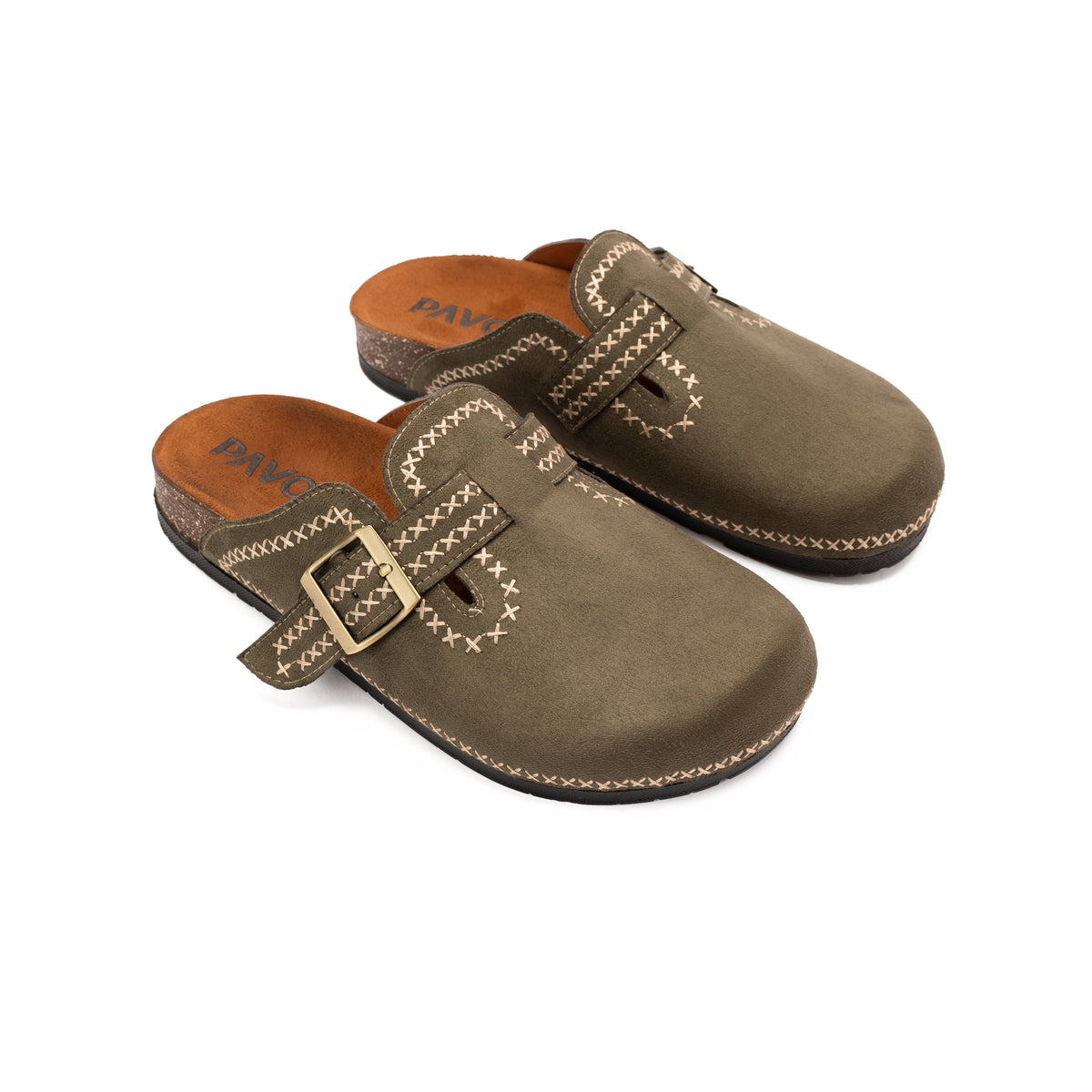 Olive Aria Mule