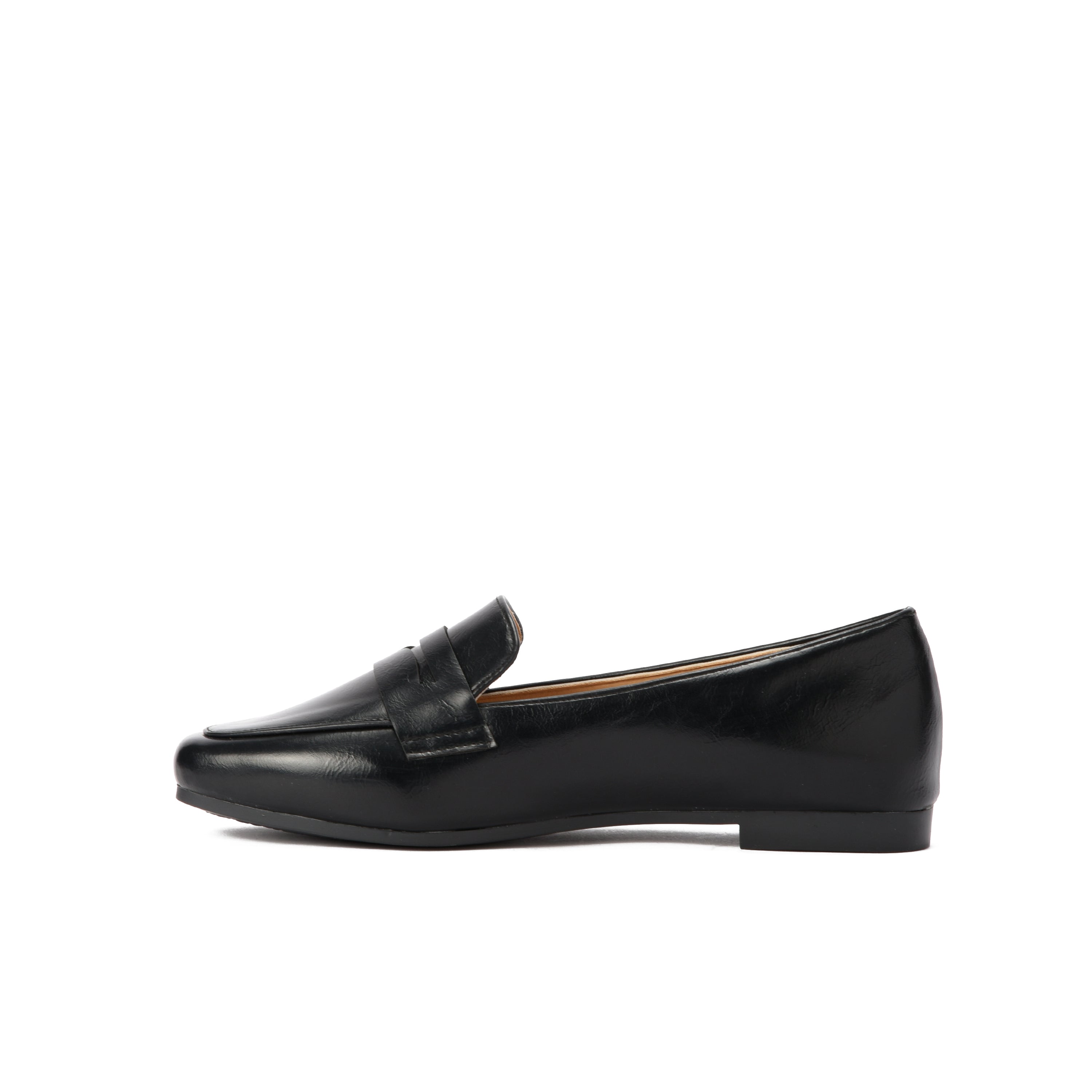 Black Leather loafer