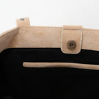 Beige Stud Handbag