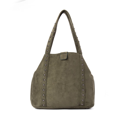 Olive Stud Handbag