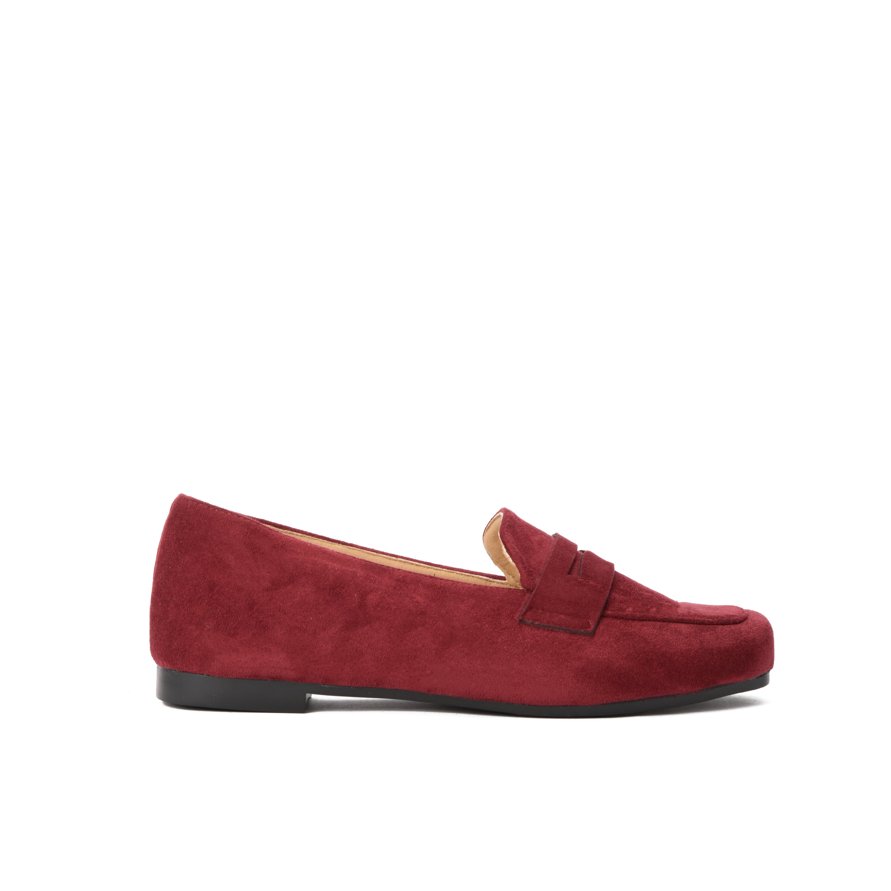 Burgundy Suede loafer