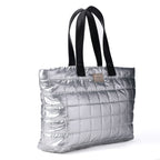 Large Silver Tote Bag Handbag - PAVO Egypt