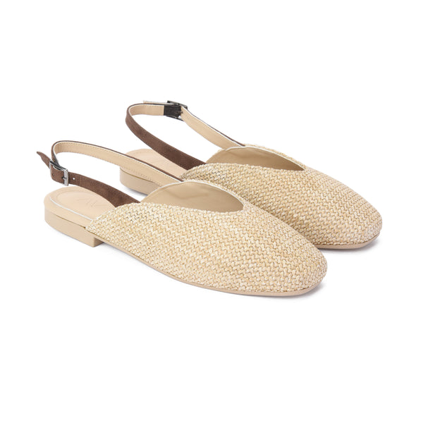 Cafe Raffia Mule