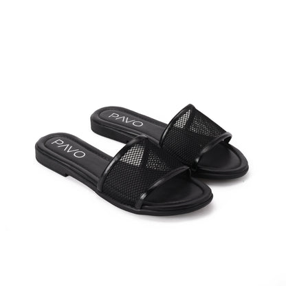 Black Olivia Slipper - PAVO Egypt