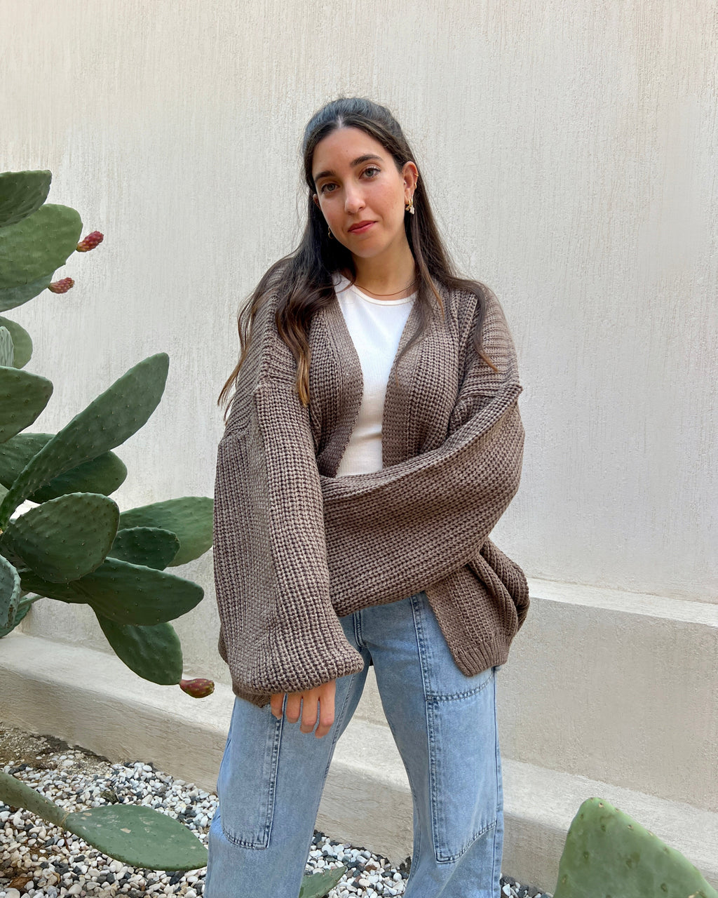 Cafe oversized Cardigan - PAVO Egypt