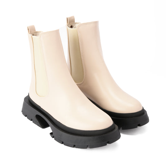 Beige Nova Boots