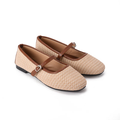 Beige Liza Ballerina