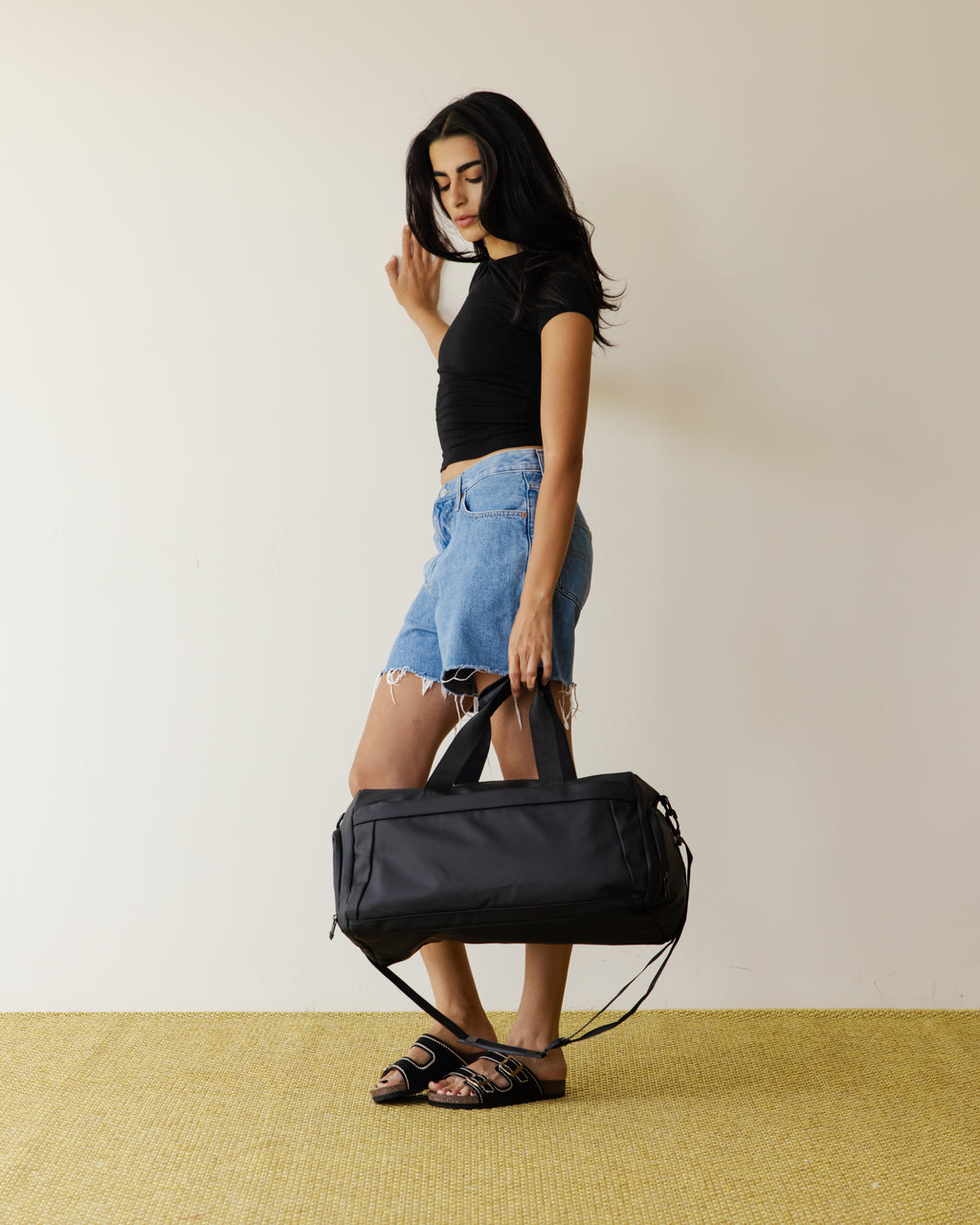 Pavo Essential Black Duffle Bag