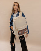 Laptop Backpack Patch Beige pavoegypt